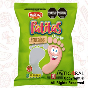 GOLO PATITAS FRUTALES X 50 UNIDADES x 1